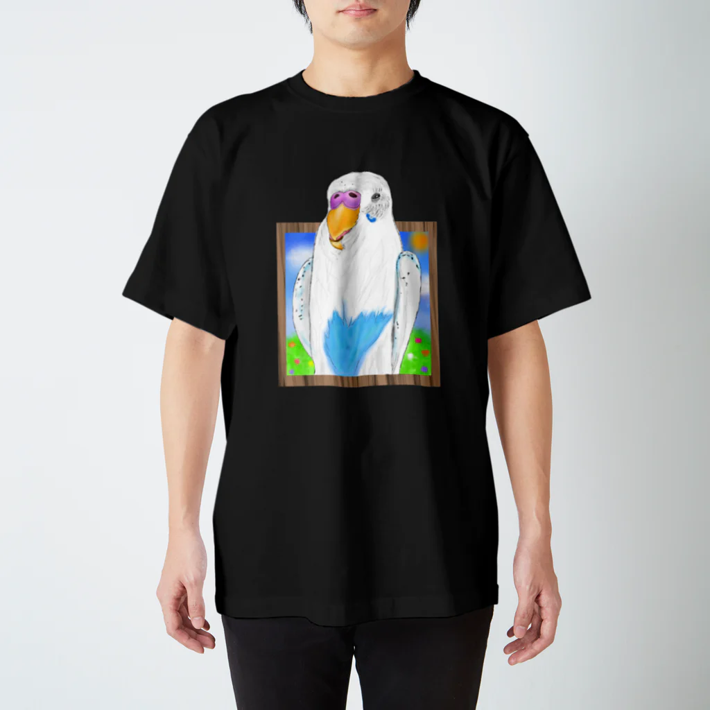 Lily bird（リリーバード）のどーん！とピーコちゃん① スタンダードTシャツ