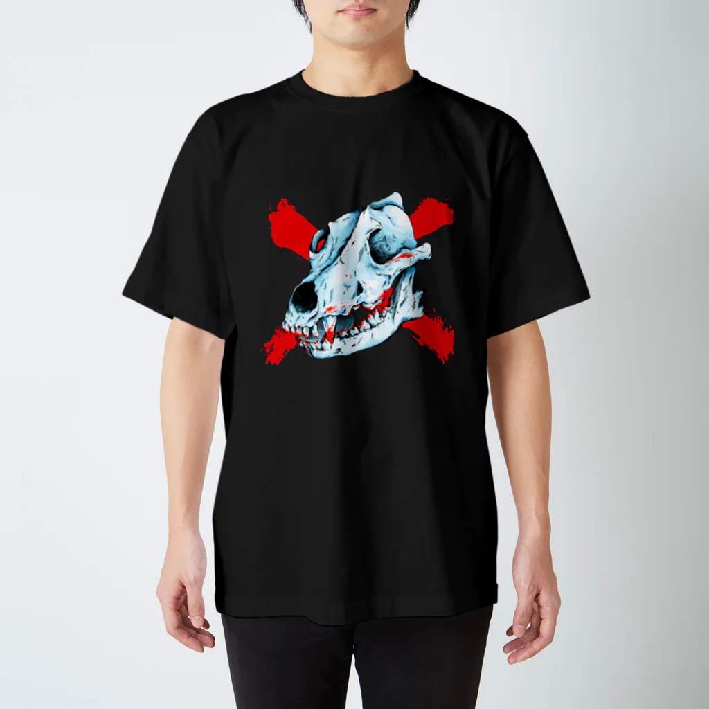 シグのWolf head 4　狼 Regular Fit T-Shirt