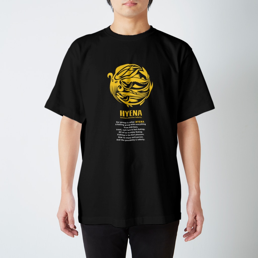 halのHYENA・TRINITY vol.1イエロー Regular Fit T-Shirt