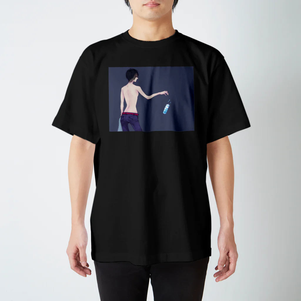 気まぐれshop 【甘栗 kin】の女性の背中は美しい スタンダードTシャツ