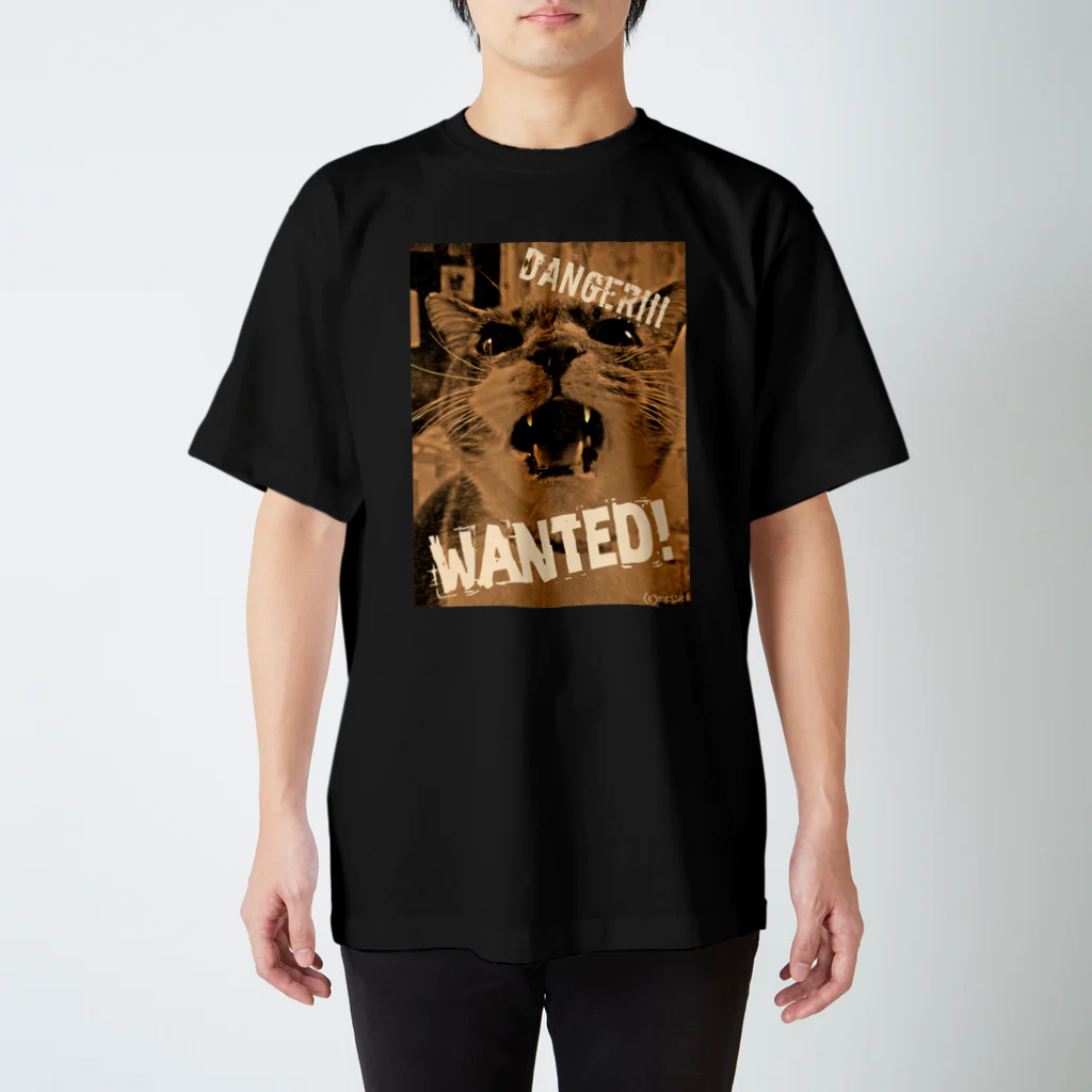 messieの危険！猛獣WANTEDなシル子様 スタンダードTシャツ