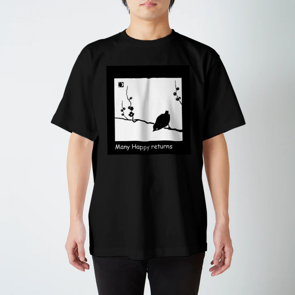 aquaのMany Happy returns (bk) スタンダードTシャツ