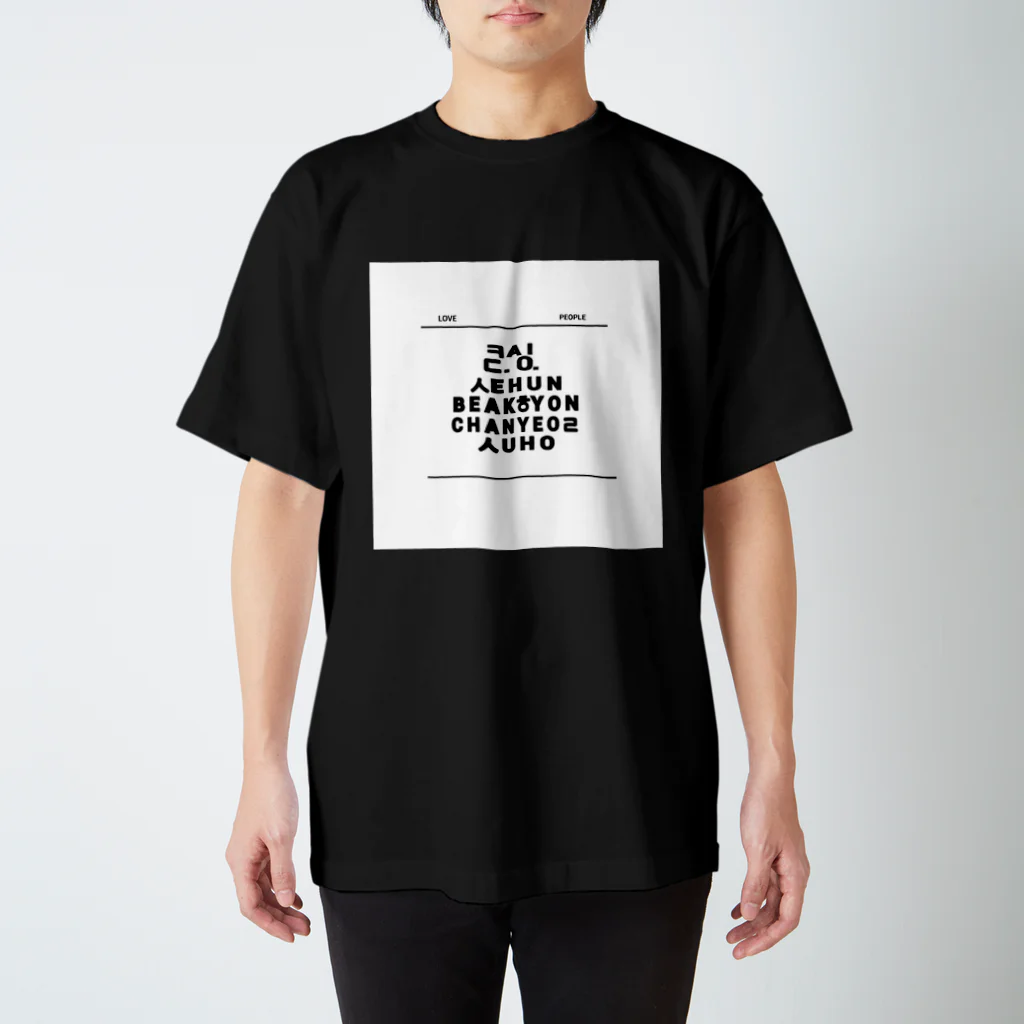 HFのLOVE PEOPLE (EXO) スタンダードTシャツ