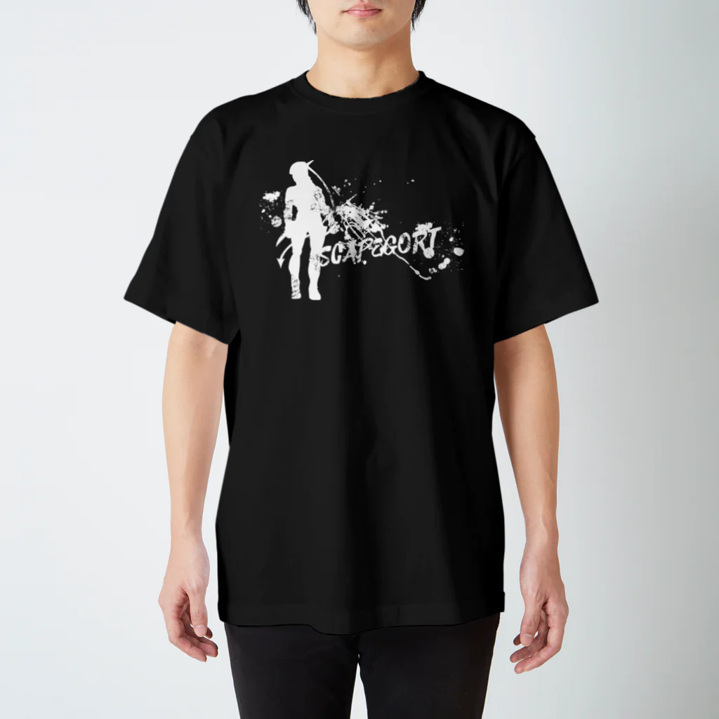 SHOP__.045のスケープゴート__黒T スタンダードTシャツ