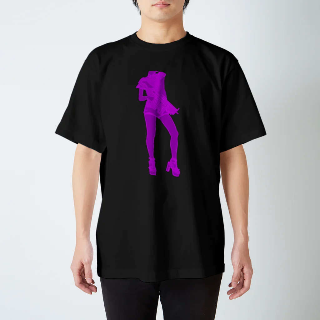 PPPRのgrumble gun girl  スタンダードTシャツ