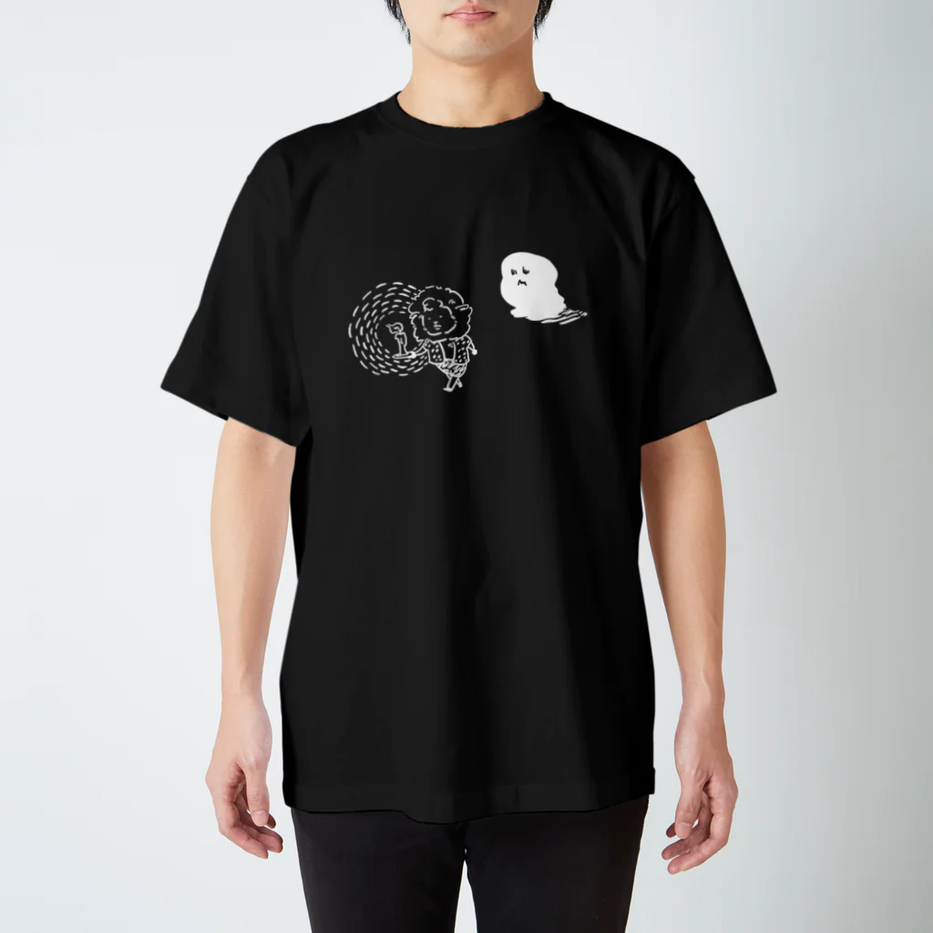 コヒツジズのネットショップのマー君とおばけちゃん Regular Fit T-Shirt