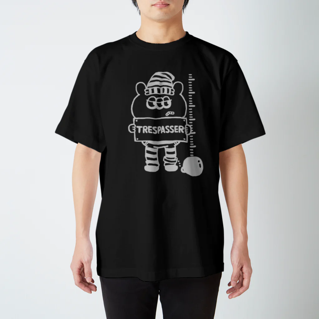 パンダ舎のつかまった囚人 001（色違い） スタンダードTシャツ