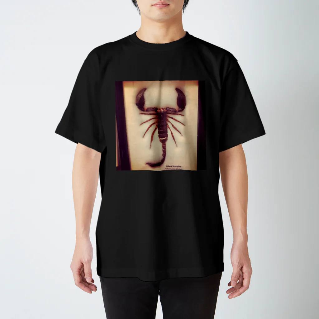 Lost'knotの黒オオトカゲ Regular Fit T-Shirt