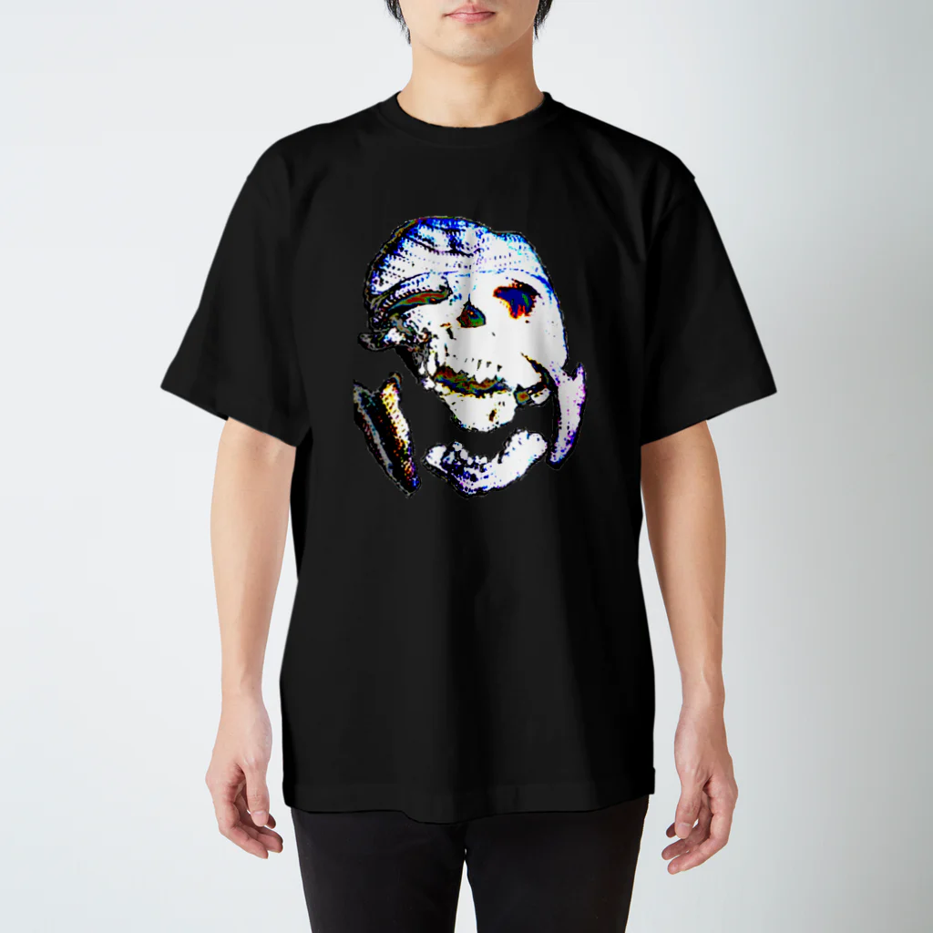 hayatosatoh@編み物ブログのあみぐるみ頭蓋骨 Regular Fit T-Shirt