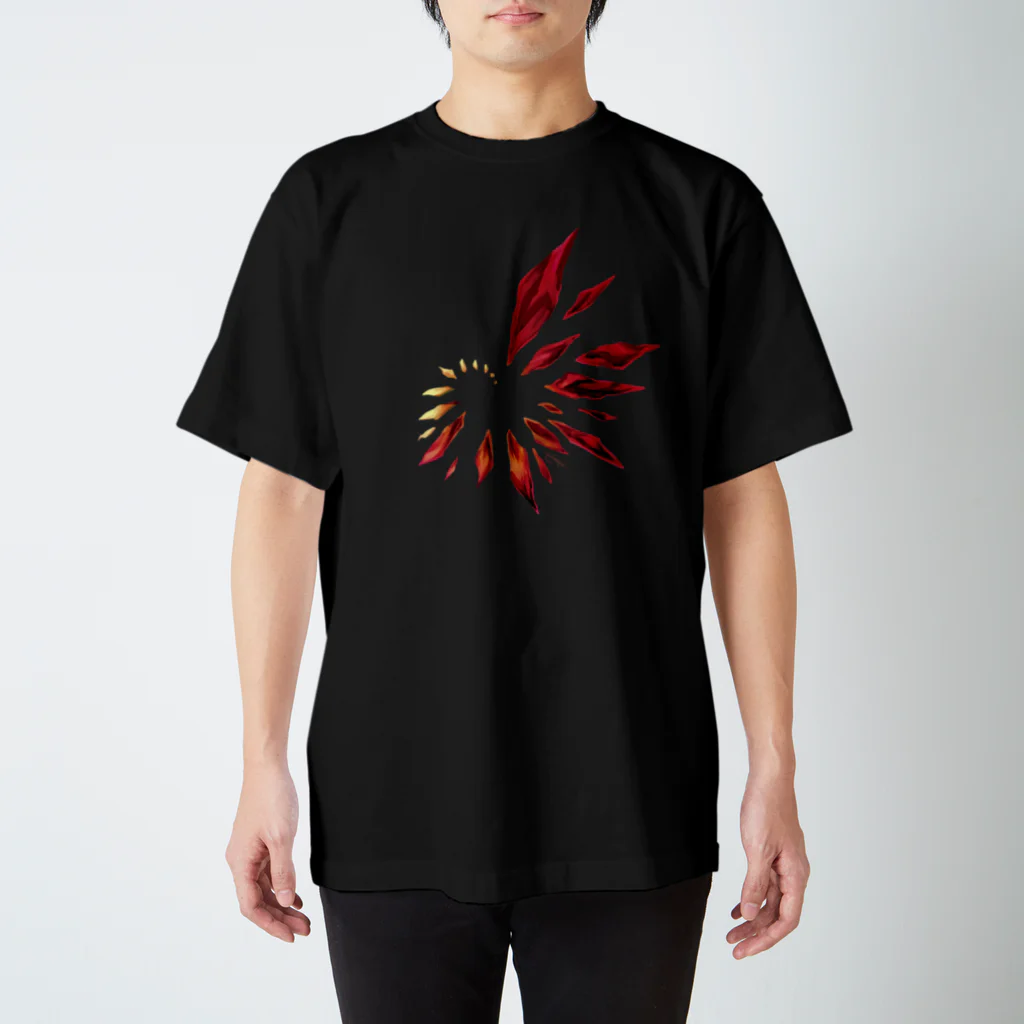 芹石せいじのらせん：Red Regular Fit T-Shirt