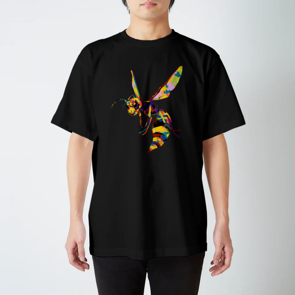 meiroのカラフルな蜂 Regular Fit T-Shirt