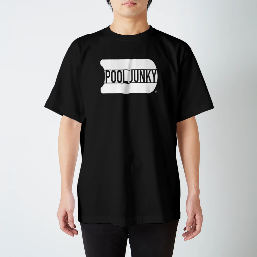 ロッキンプールのBEAT BOARD White スタンダードTシャツ