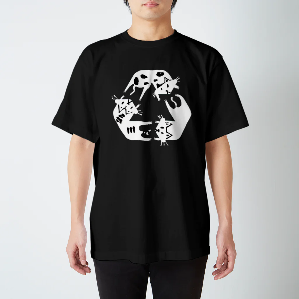 bocca  『codomodern』（コドモダン）のリサイクルクルネコ Regular Fit T-Shirt