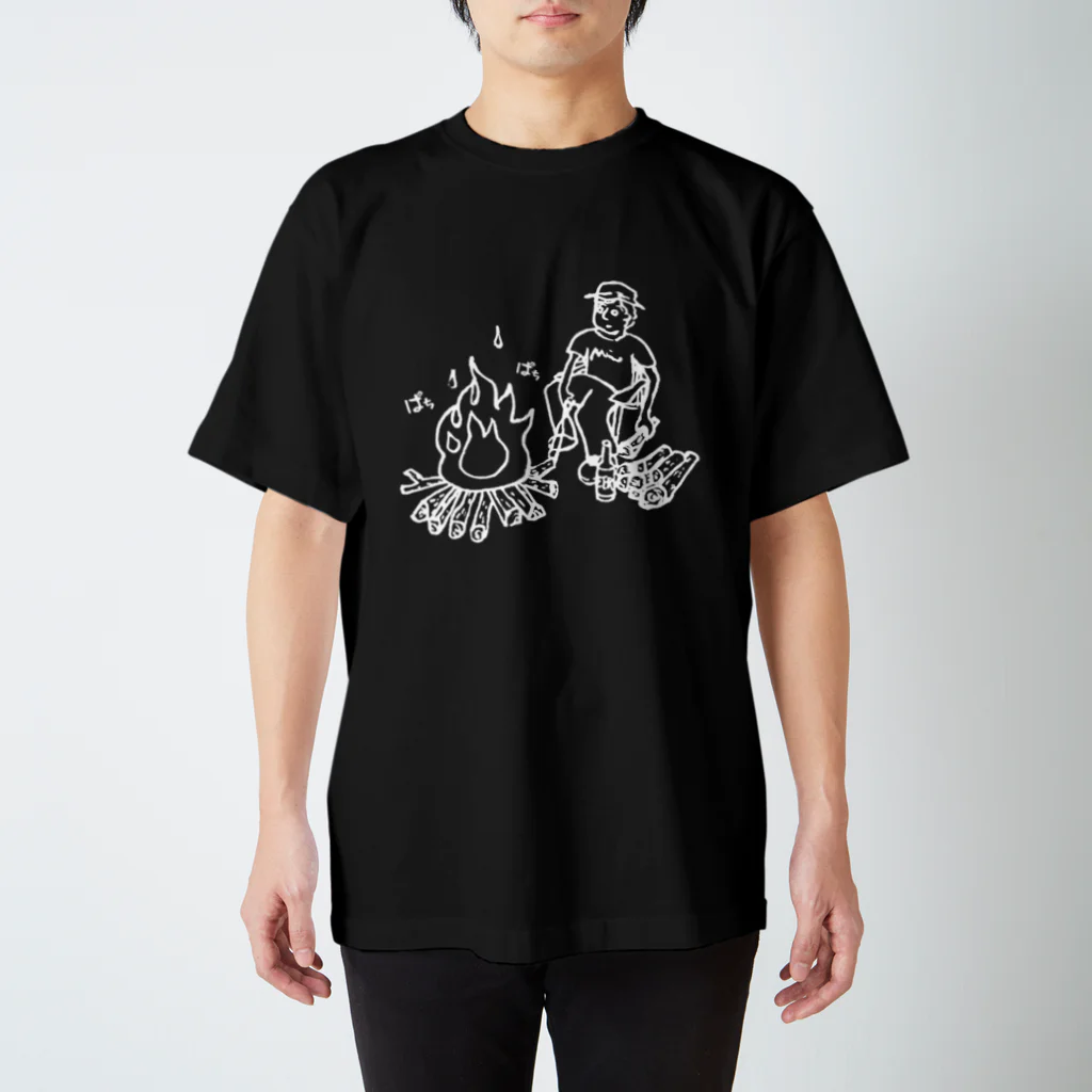 Too fool campers Shop!のたきび01(白文字) Regular Fit T-Shirt
