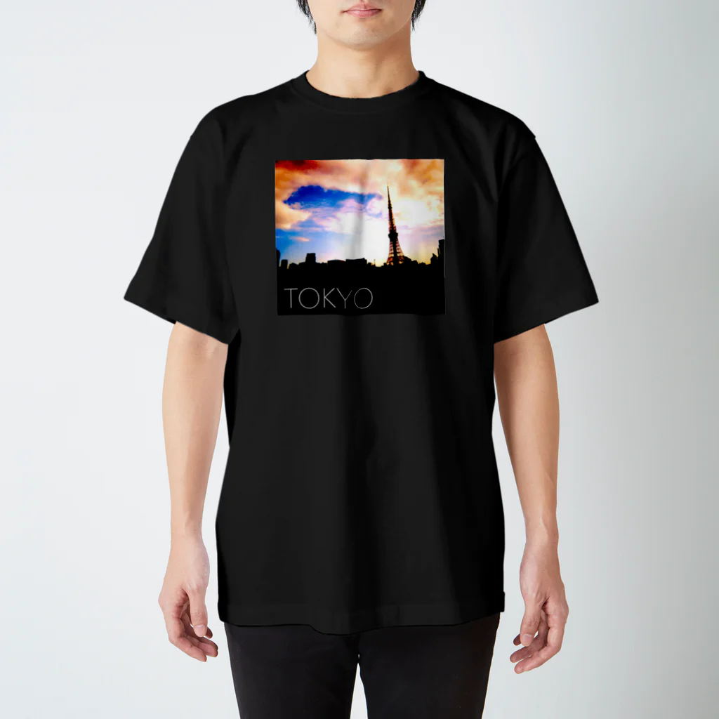 ナイトフィズしょっぷのハイウェイTOKYO ロゴ Regular Fit T-Shirt