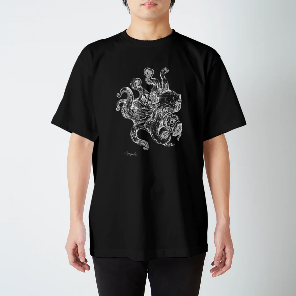 山口昇悟　Shogo Yamaguchiのタコ　白 スタンダードTシャツ