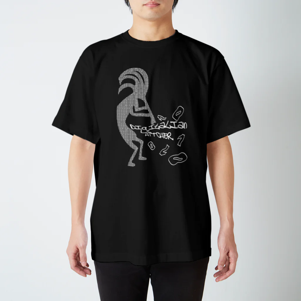 AURA_HYSTERICAのDIGITALIAN_HITCHER スタンダードTシャツ