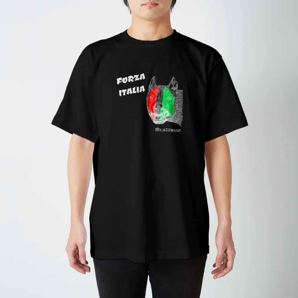 Mr.azzurroのカピトリヌスの雌狼FORZA ITALIA スタンダードTシャツ