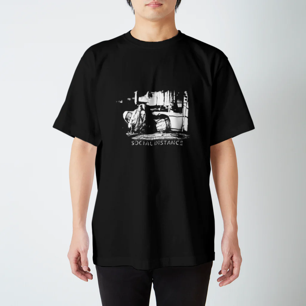 Bar禁じられた遊びのSOCIAL DISTANCE スタンダードTシャツ