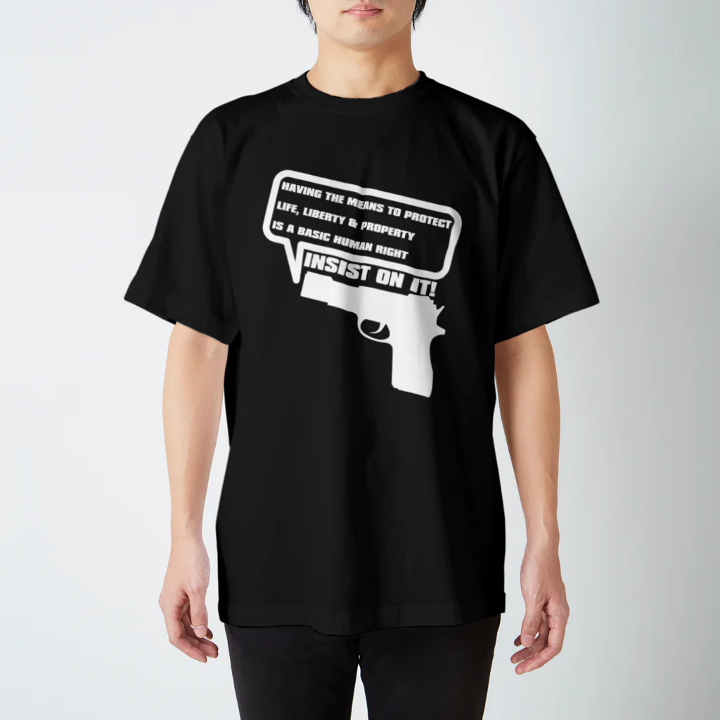 AURA_HYSTERICAのGUN_LAWS スタンダードTシャツ