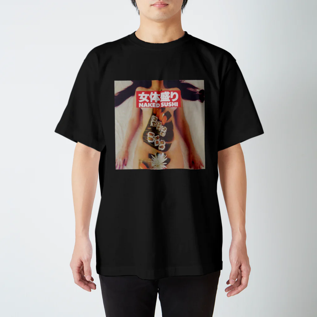 Retrograde EdgeのJAPAN NAKED SUSHI スタンダードTシャツ