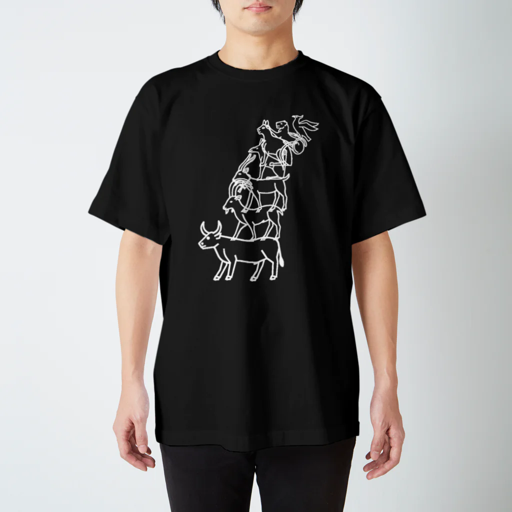 viofranme.のCreatures in side god. Regular Fit T-Shirt