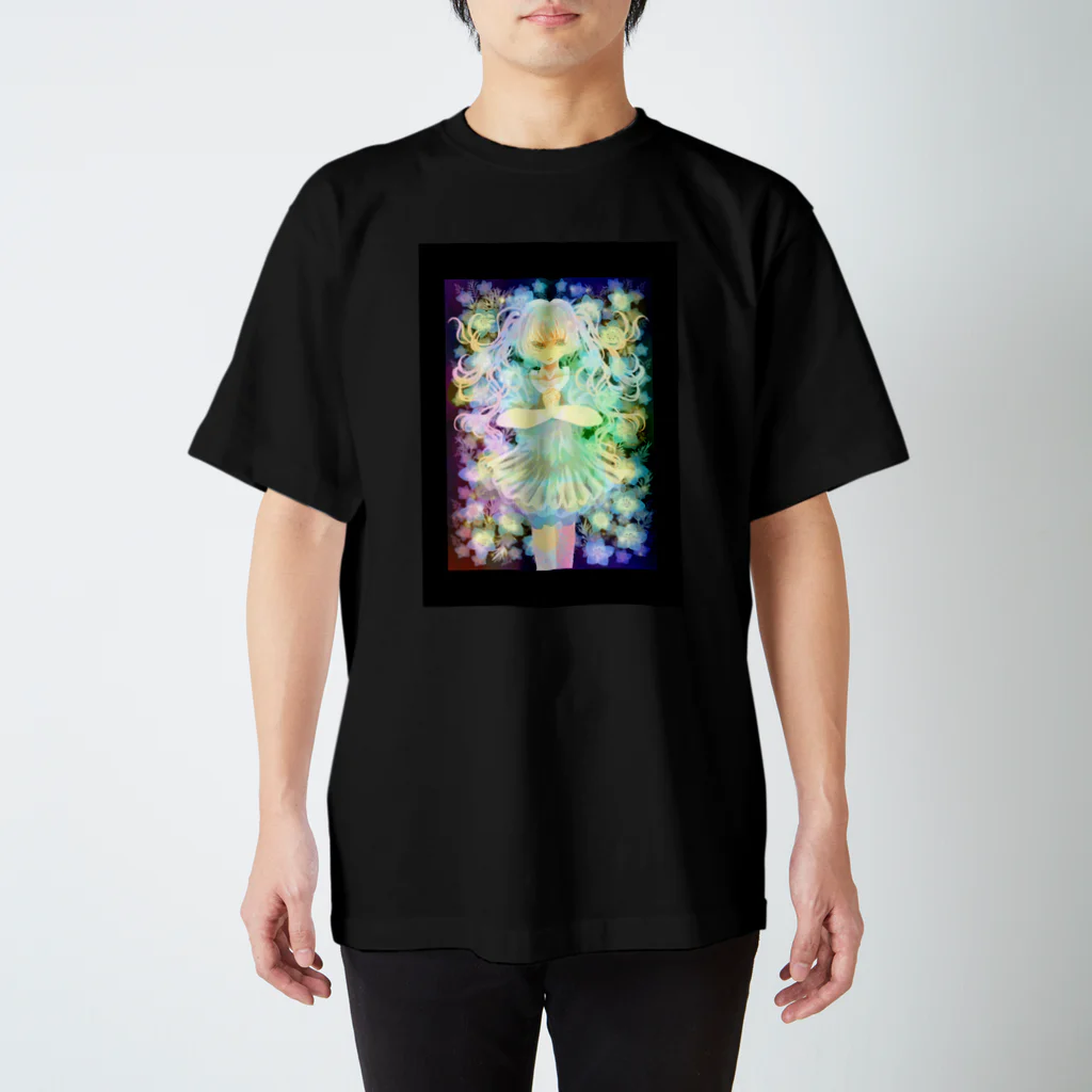 夢々のネモフィラと少女 スタンダードTシャツ