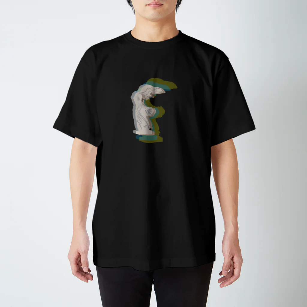 Amiel Pascualのサモトラ”ケ”のニケ スタンダードTシャツ