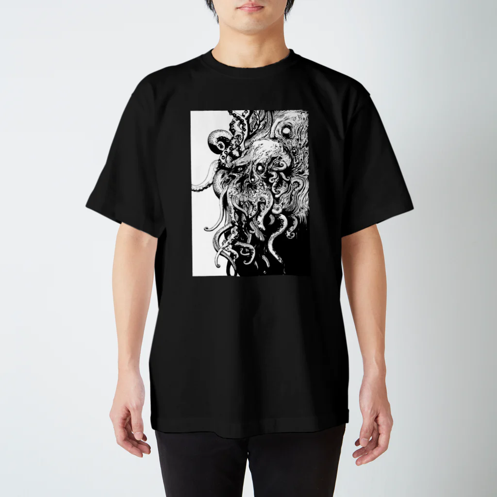 脳痛男@NottsuoのOctopus Ghost スタンダードTシャツ