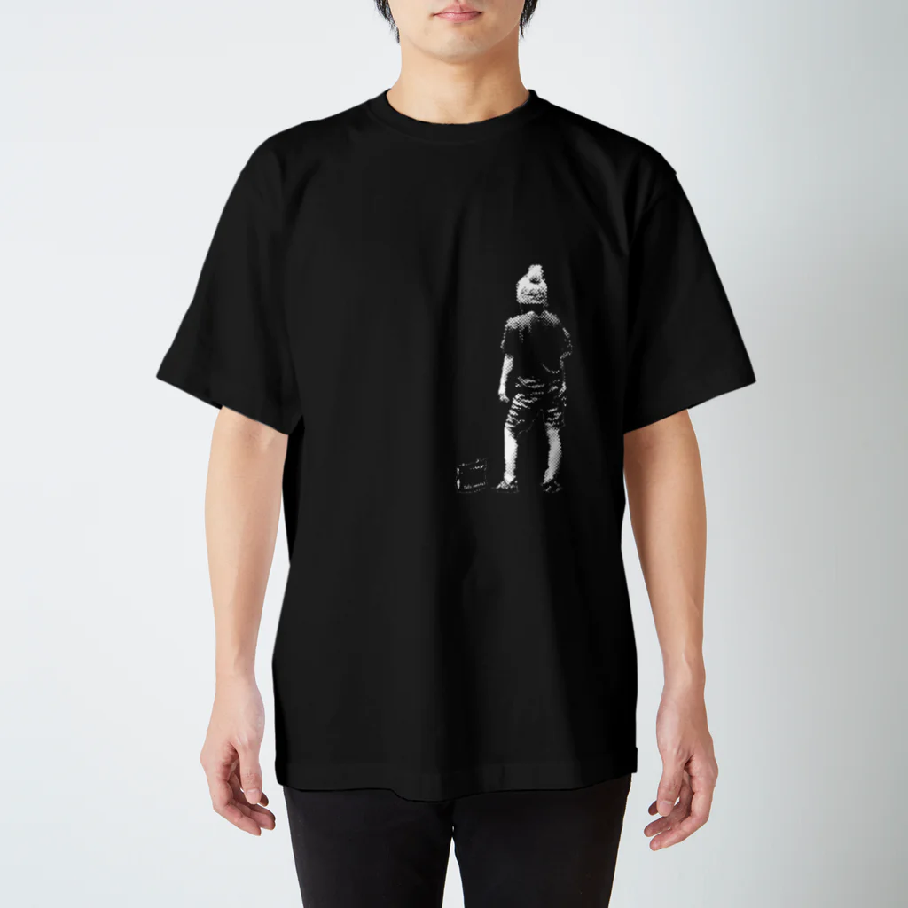 いざわ商会のお豆腐メンタルTシャツ　番外編：会長の背中 Regular Fit T-Shirt