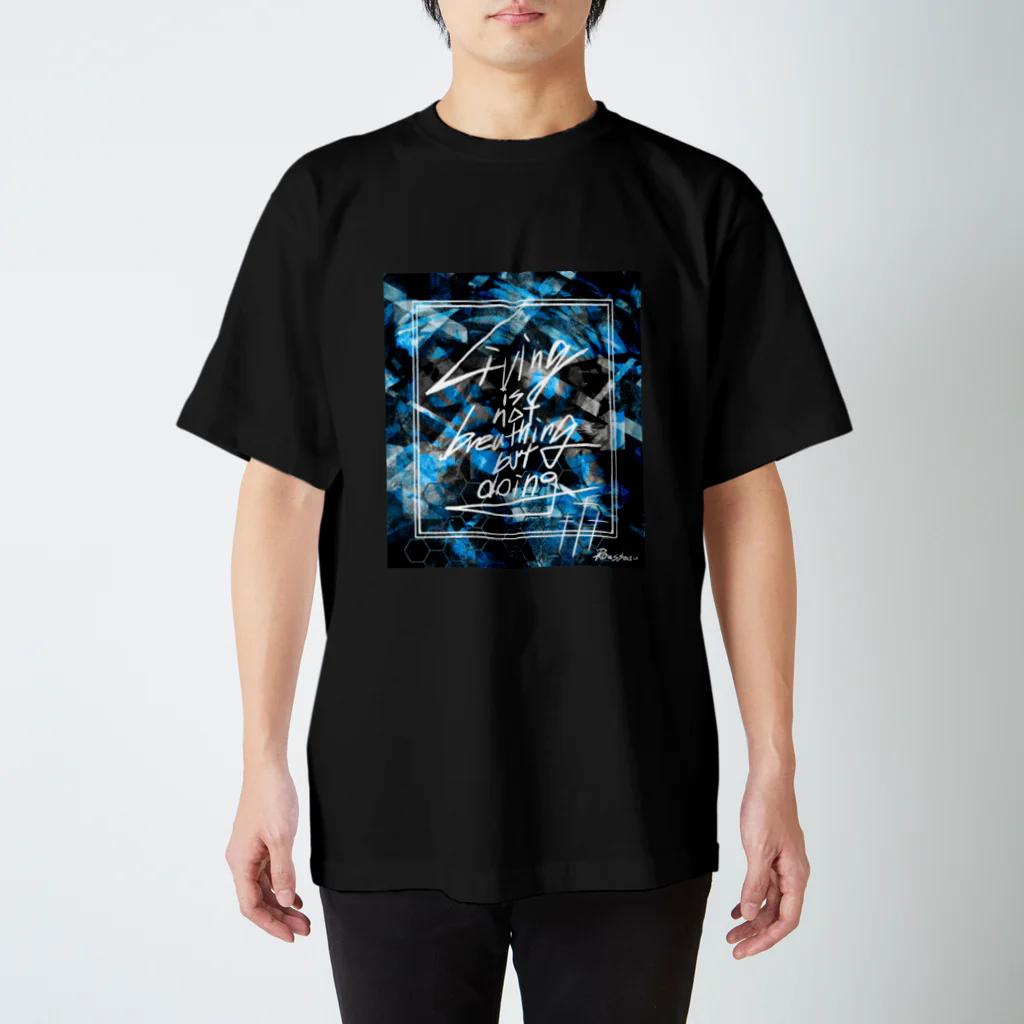 かい。Lv.26のL.I.N.B.B.D ブラック スタンダードTシャツ