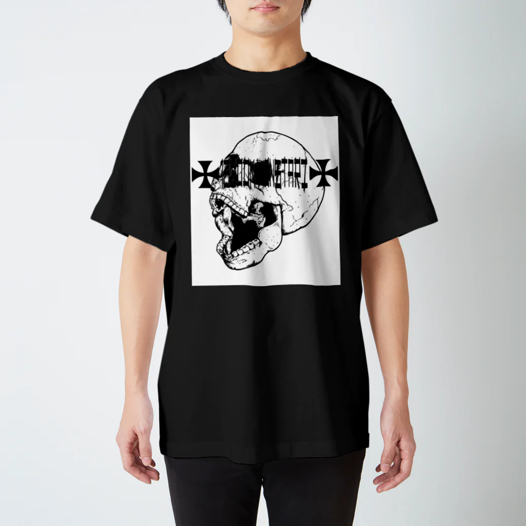 【12moonMonstarＺ】トゥエルブムーンモンスターズのスカルマン スタンダードTシャツ