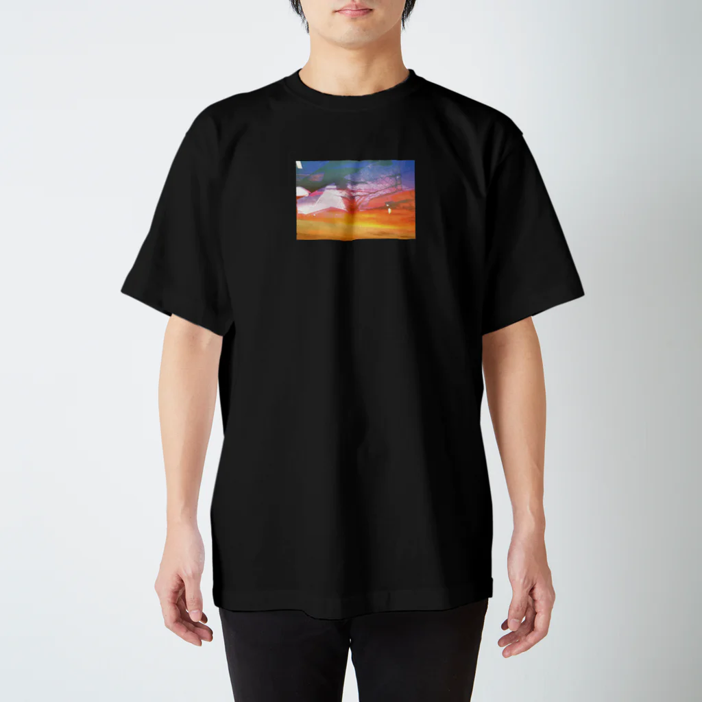 greenshopのsunset town スタンダードTシャツ