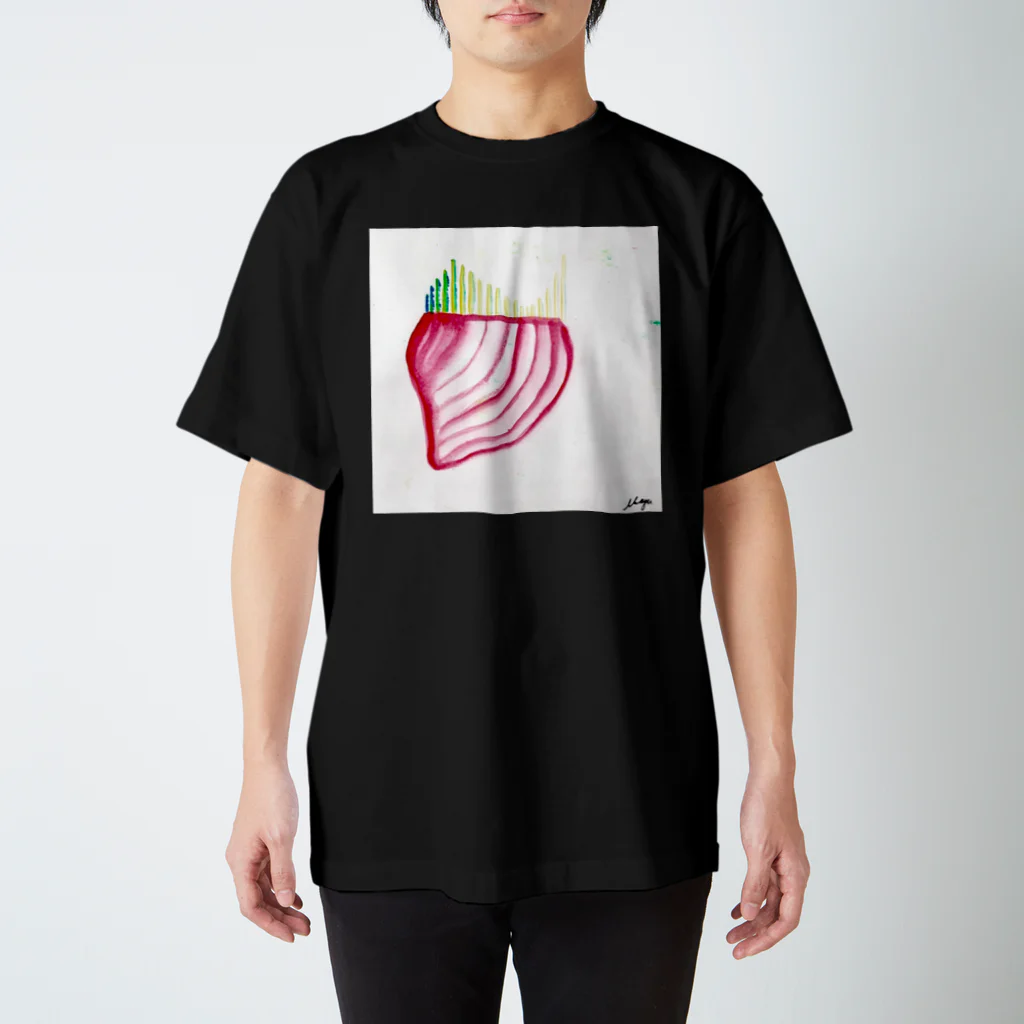 mayu the painterの赤玉ねぎのボリューム Regular Fit T-Shirt