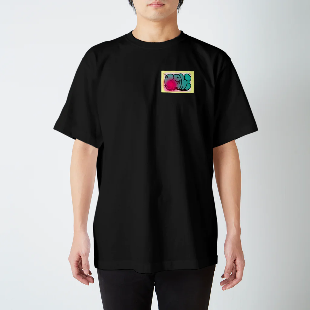 NOOBのgraffiti FAKE シール スタンダードTシャツ