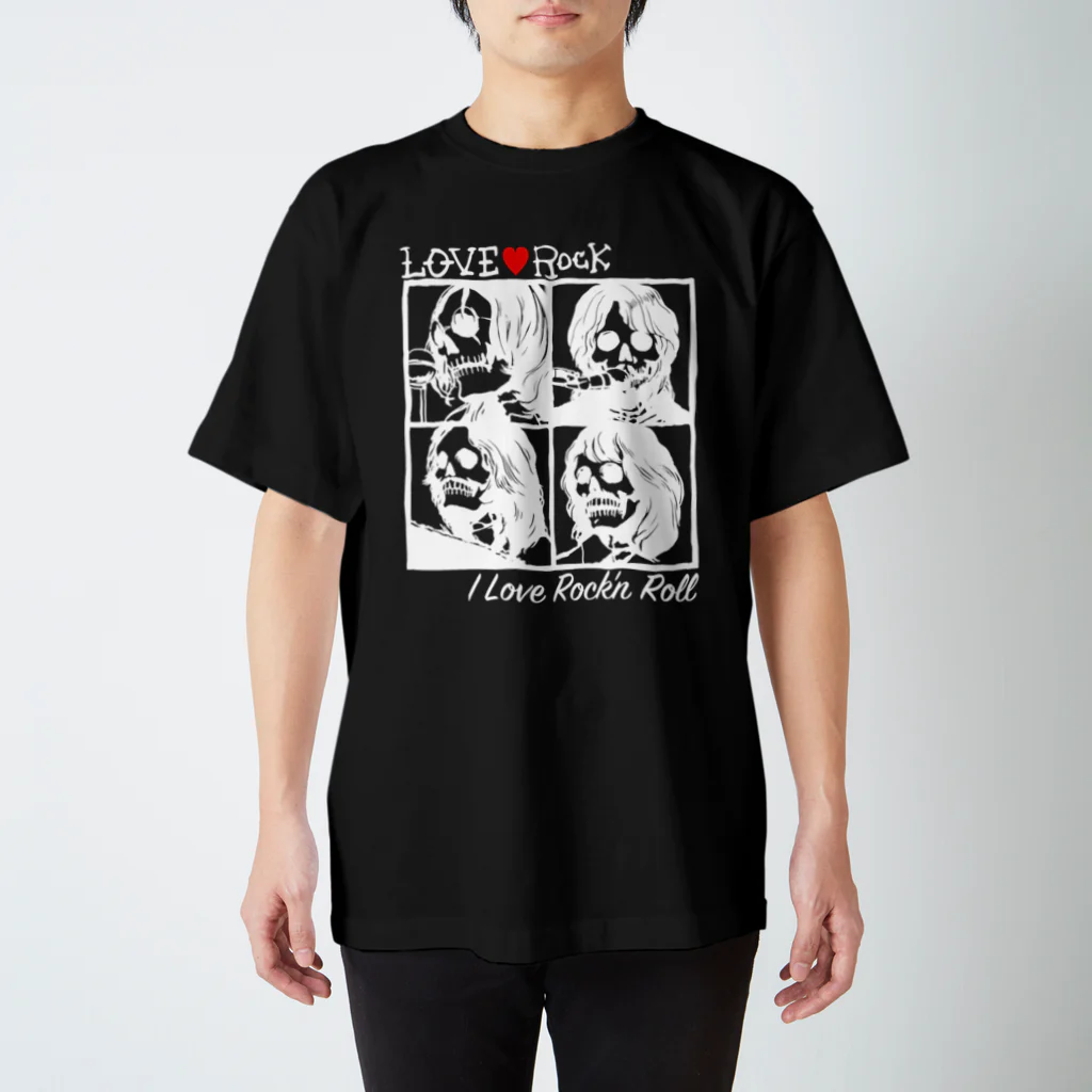 JOKERS FACTORYのLOVE ROCK  DARK COLOR VERSION スタンダードTシャツ