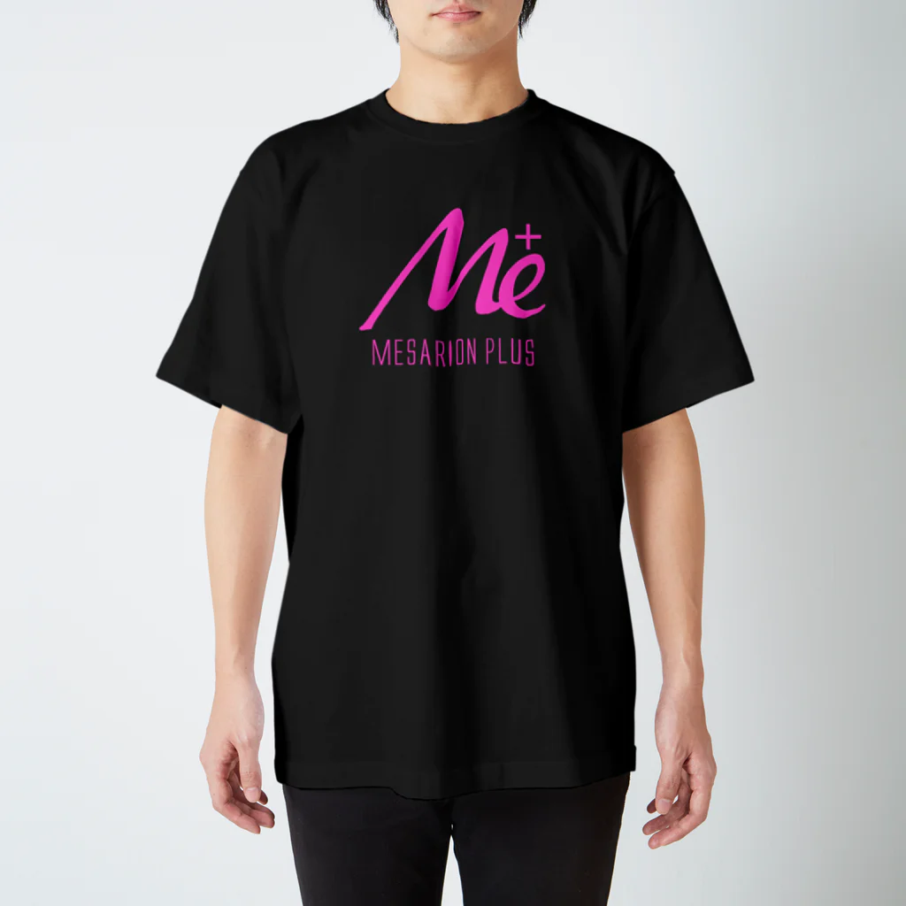 keita屋のMESARION+ロゴピンク02ｓ スタンダードTシャツ