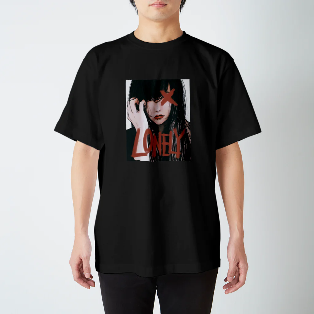 仔羊 めえの🖤lonely🖤 スタンダードTシャツ