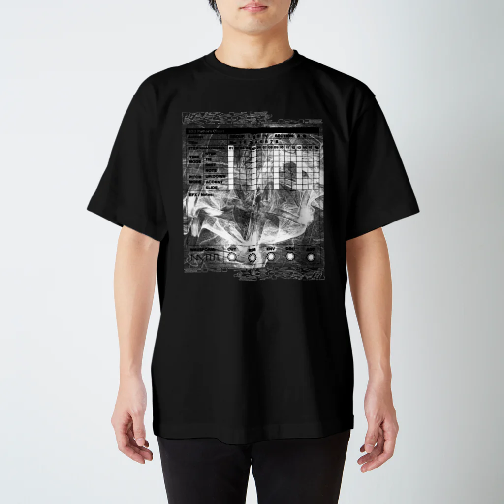 Yebisu303's Marketplaceの303 Pattern Chart Tee (Black&White) スタンダードTシャツ