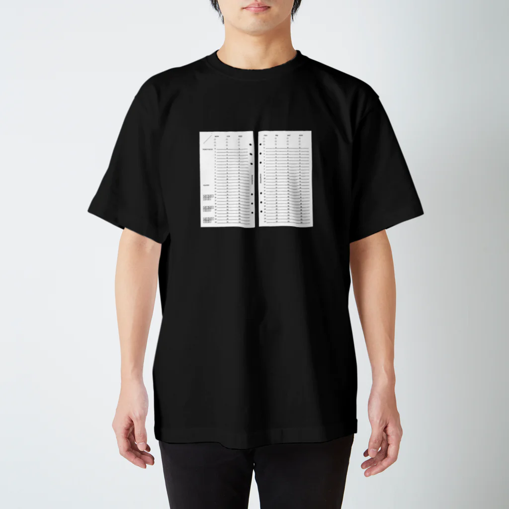 datemarknoteのウィークリーリフィル datemarknote Regular Fit T-Shirt