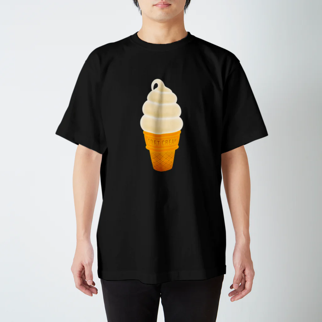 ☀️ひなたぼっくすの🍦光るソフトクリーム スタンダードTシャツ