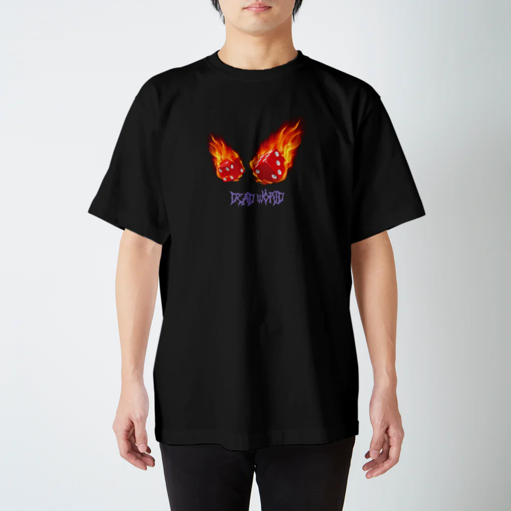 YOUJIN -ART GALLERY-のFIRE DICE Regular Fit T-Shirt