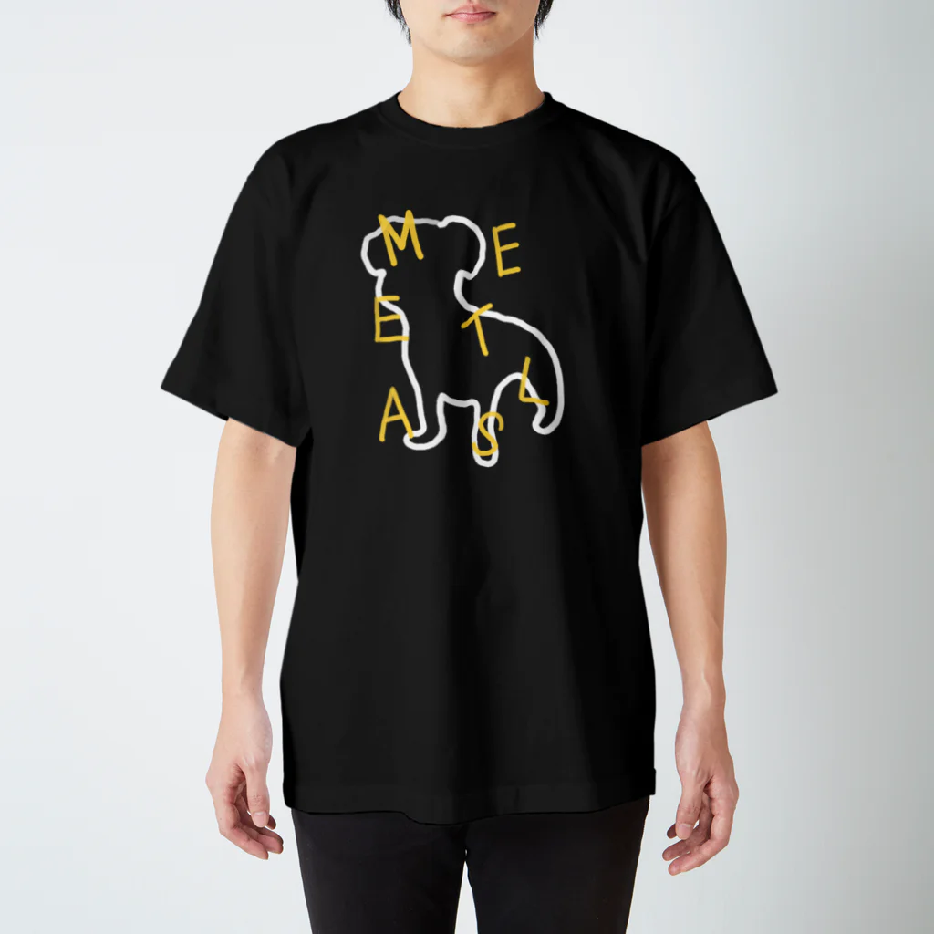 マルチーズ教のdog frame バラバラ文字ver Regular Fit T-Shirt