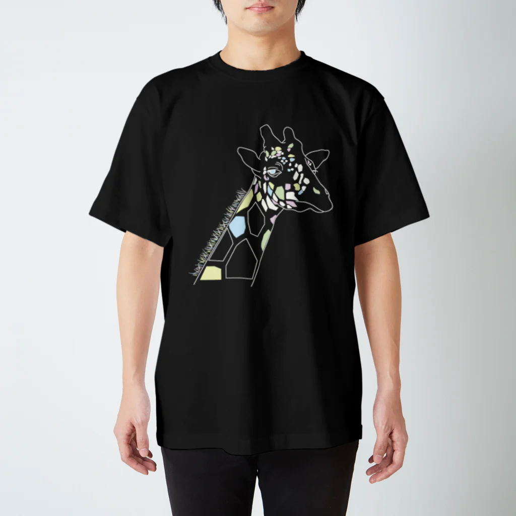 riconaのカラフルきりん スタンダードTシャツ