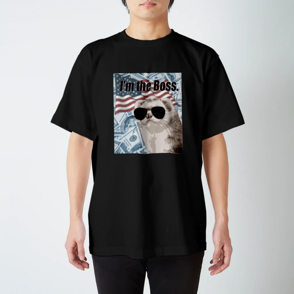 paz&sheetaのうちのボスはアメリカ生まれ Regular Fit T-Shirt