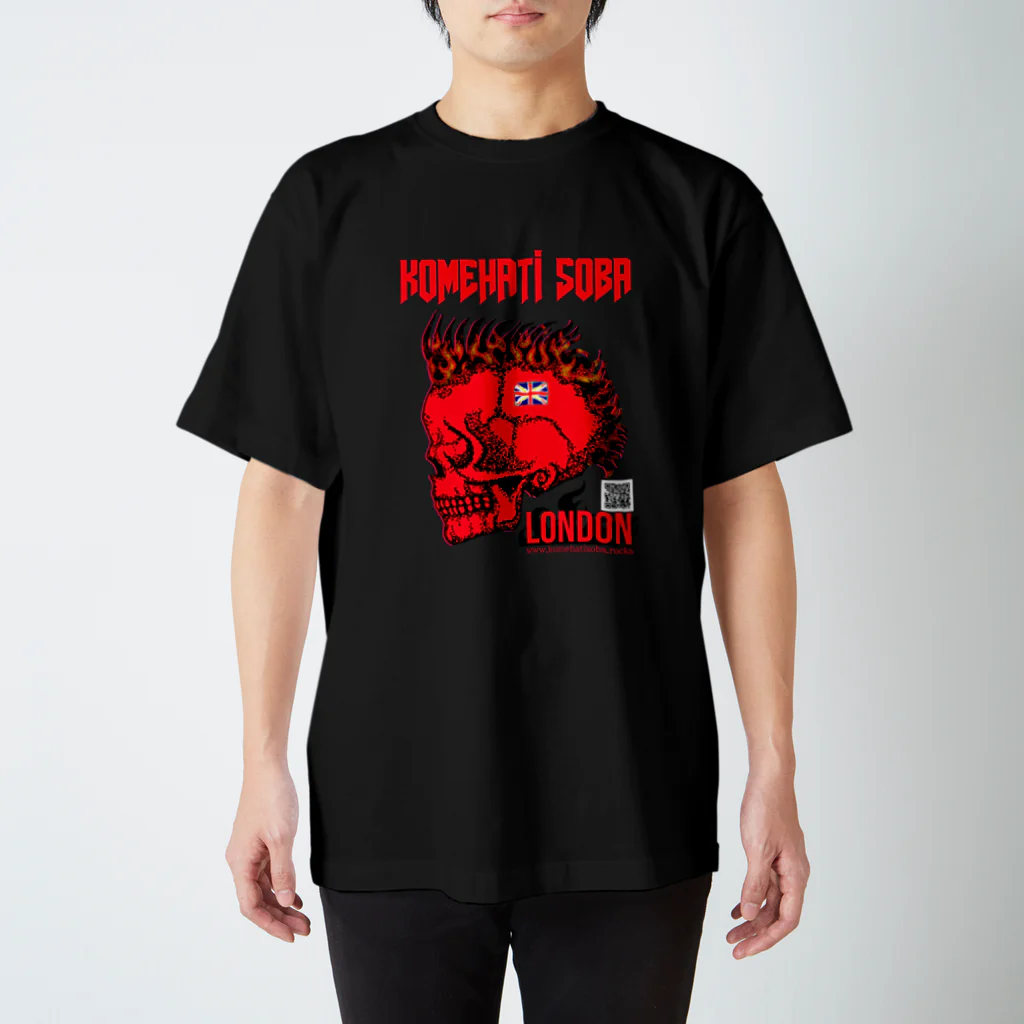 米八そばグッズショップのロンドン支店RED スタンダードTシャツ