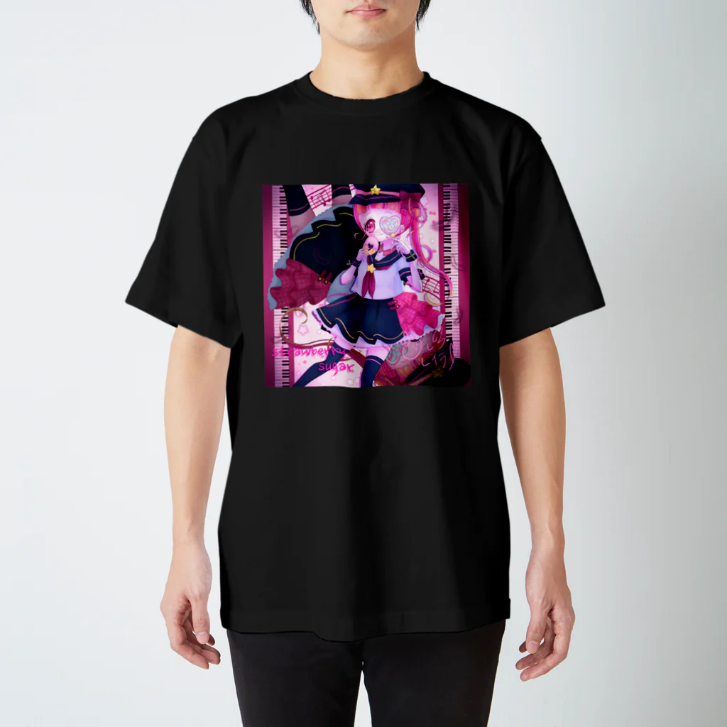 苺しろ レイラ🍓🎀の🎧strawberry sugar🍓🎸 スタンダードTシャツ