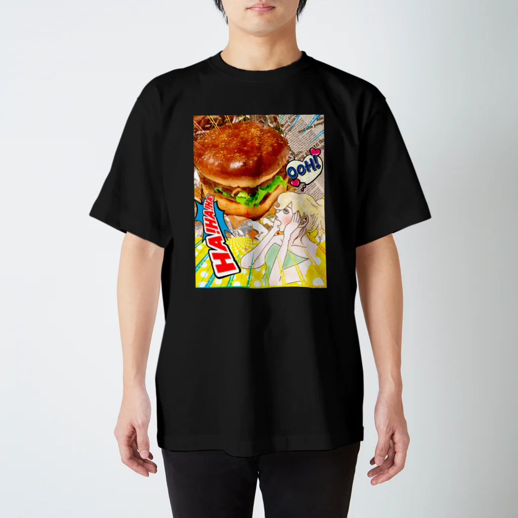 Hpicのバーガーガール スタンダードTシャツ