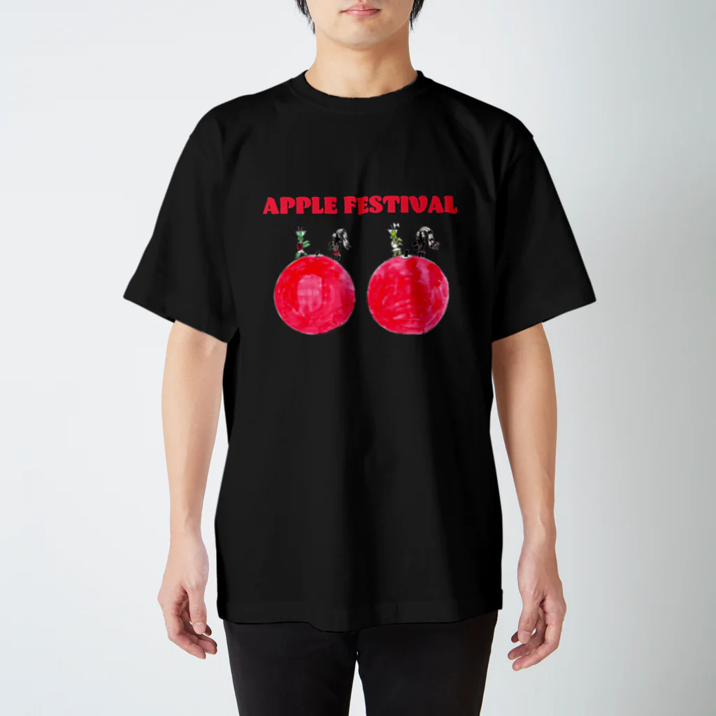 HAJIME-TALUのアップルフェスティバル🍎＊くだものシリーズ＊ スタンダードTシャツ