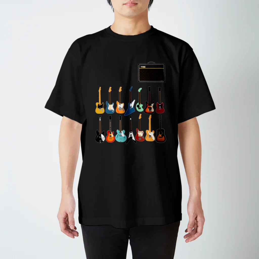 MOCOPOCOのギターとアンプ Regular Fit T-Shirt